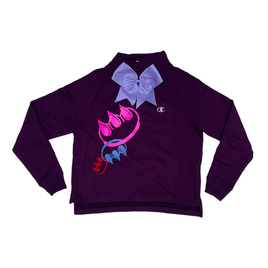 MAROON CHAMPION LINKED CLAW CREWNECK