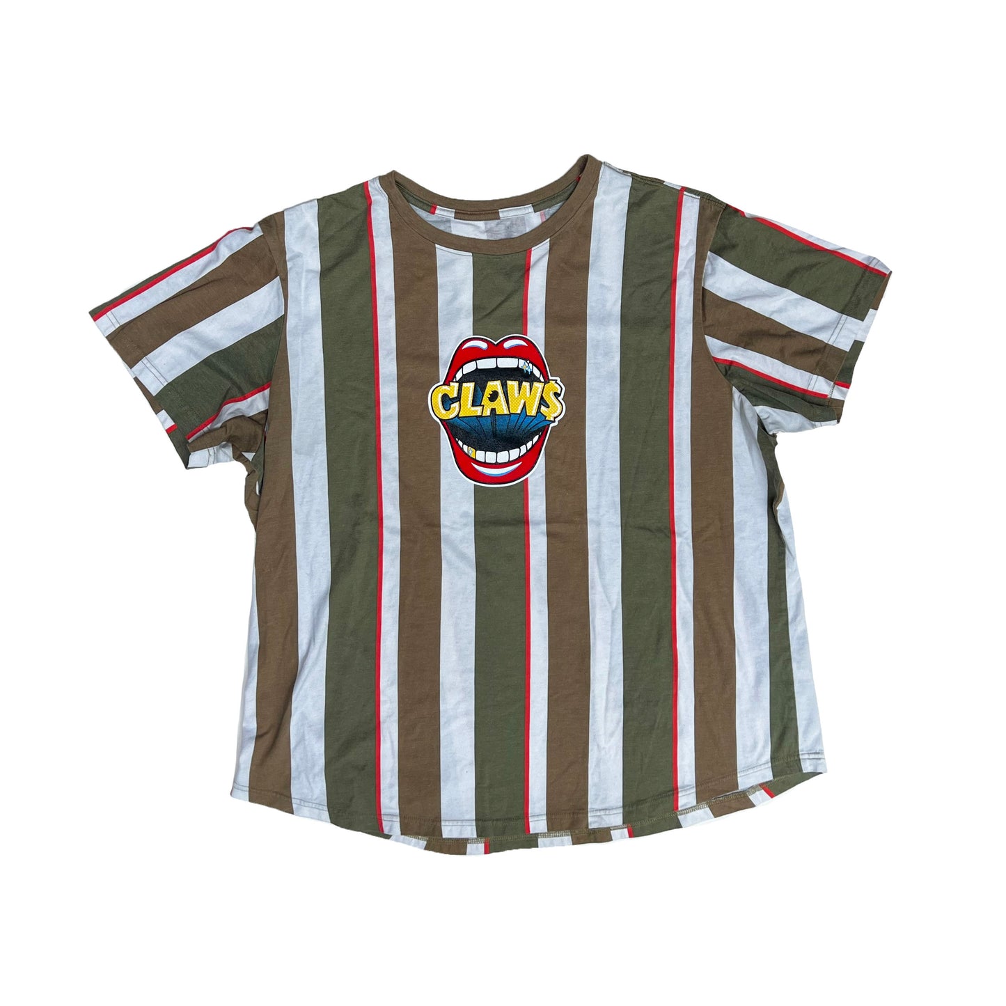 STRIPES LIPS TEE