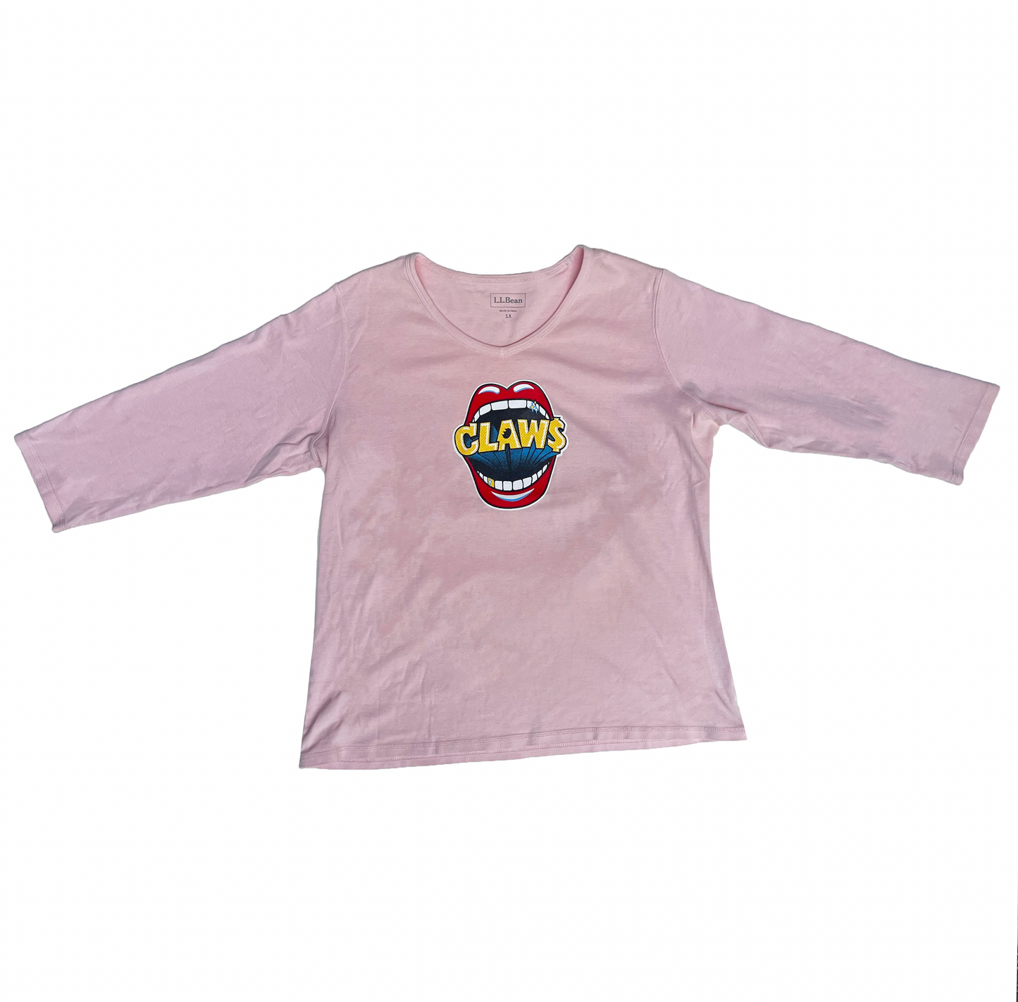 PINK LONG SLEEVE LIPS