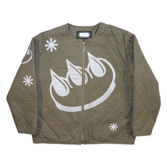 QUILTED 3M CLAW JACKET (3M ON ARMY GREEN)