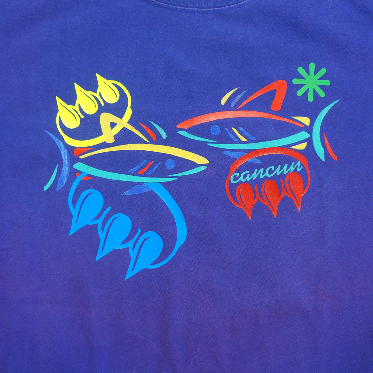 VINTAGE CANCUN FISH CLAW SS TEE