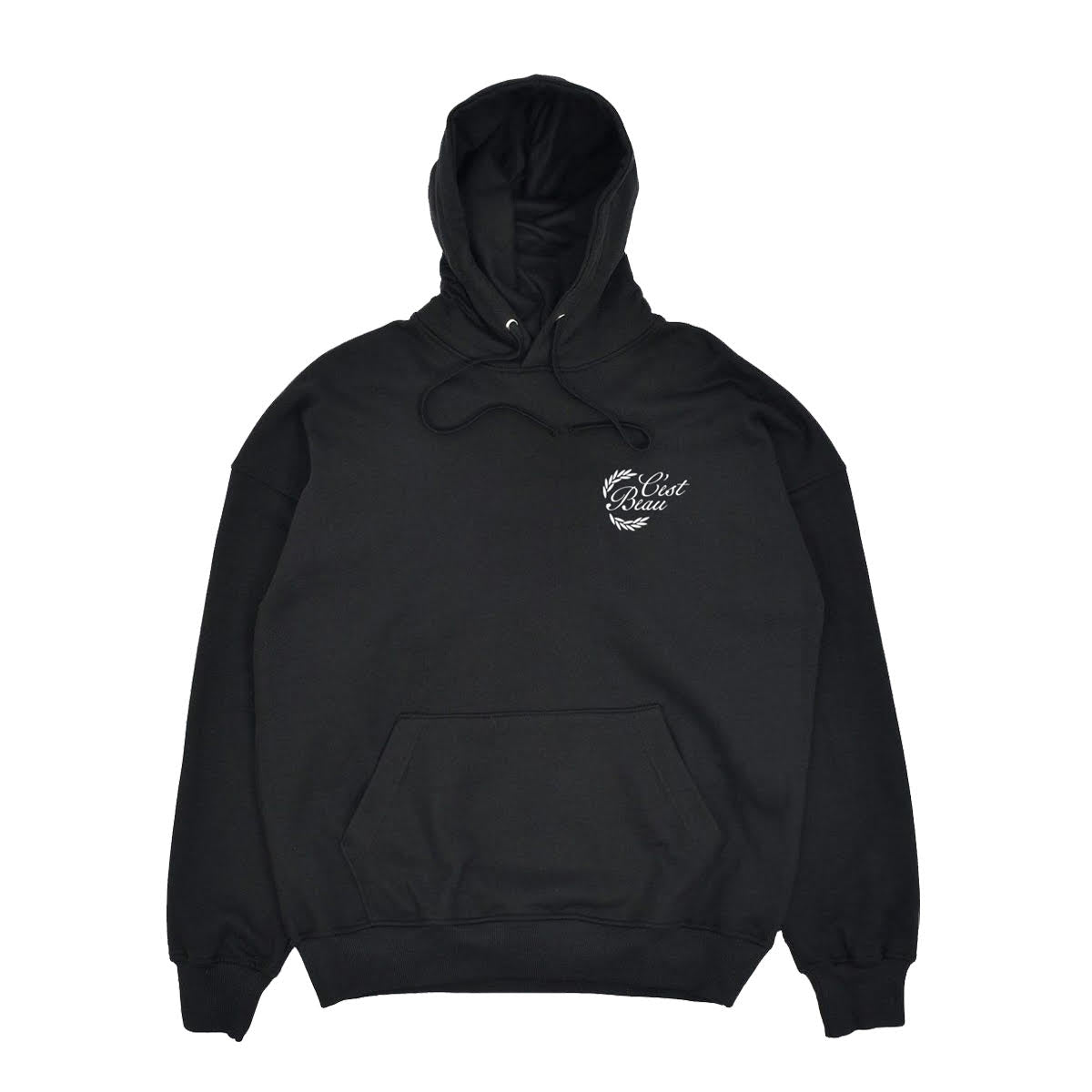 C'est Beau Pullover Hoodie "BLACK"