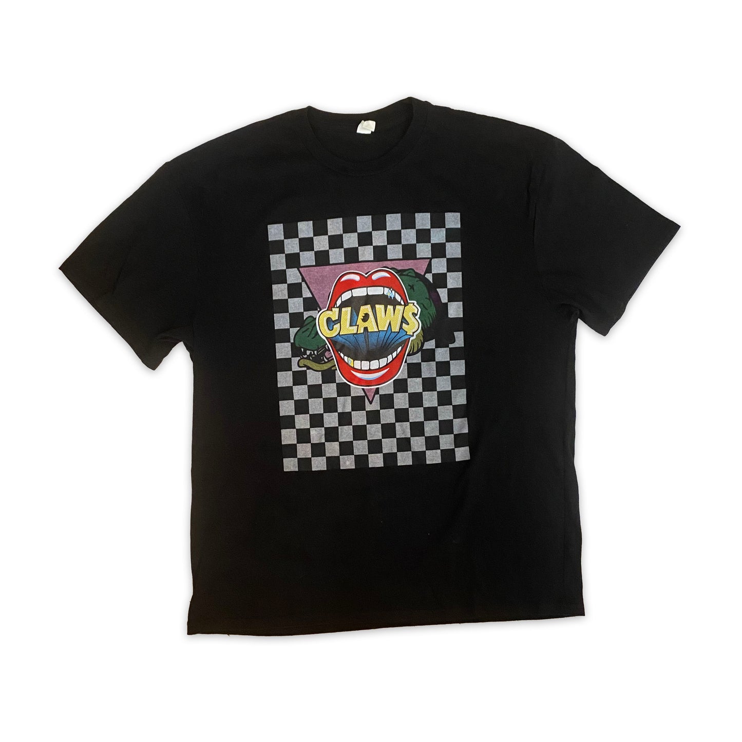 CHECKER LIPS TEE