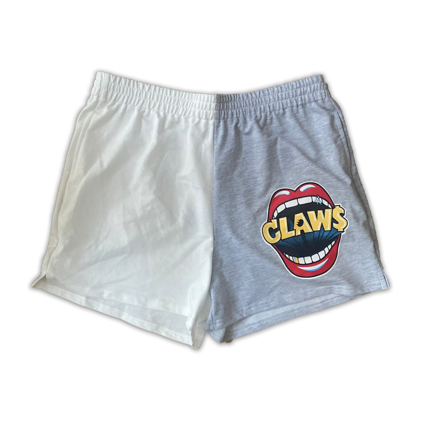 COLOR BLOCK LIPS SHORTS