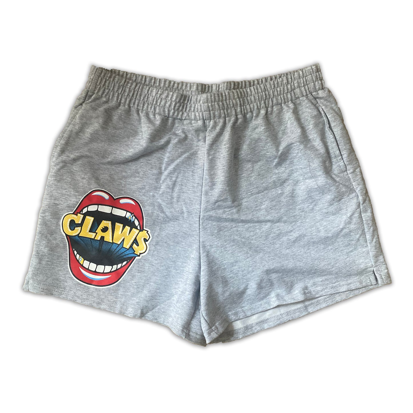 GREY LIPS SHORTS
