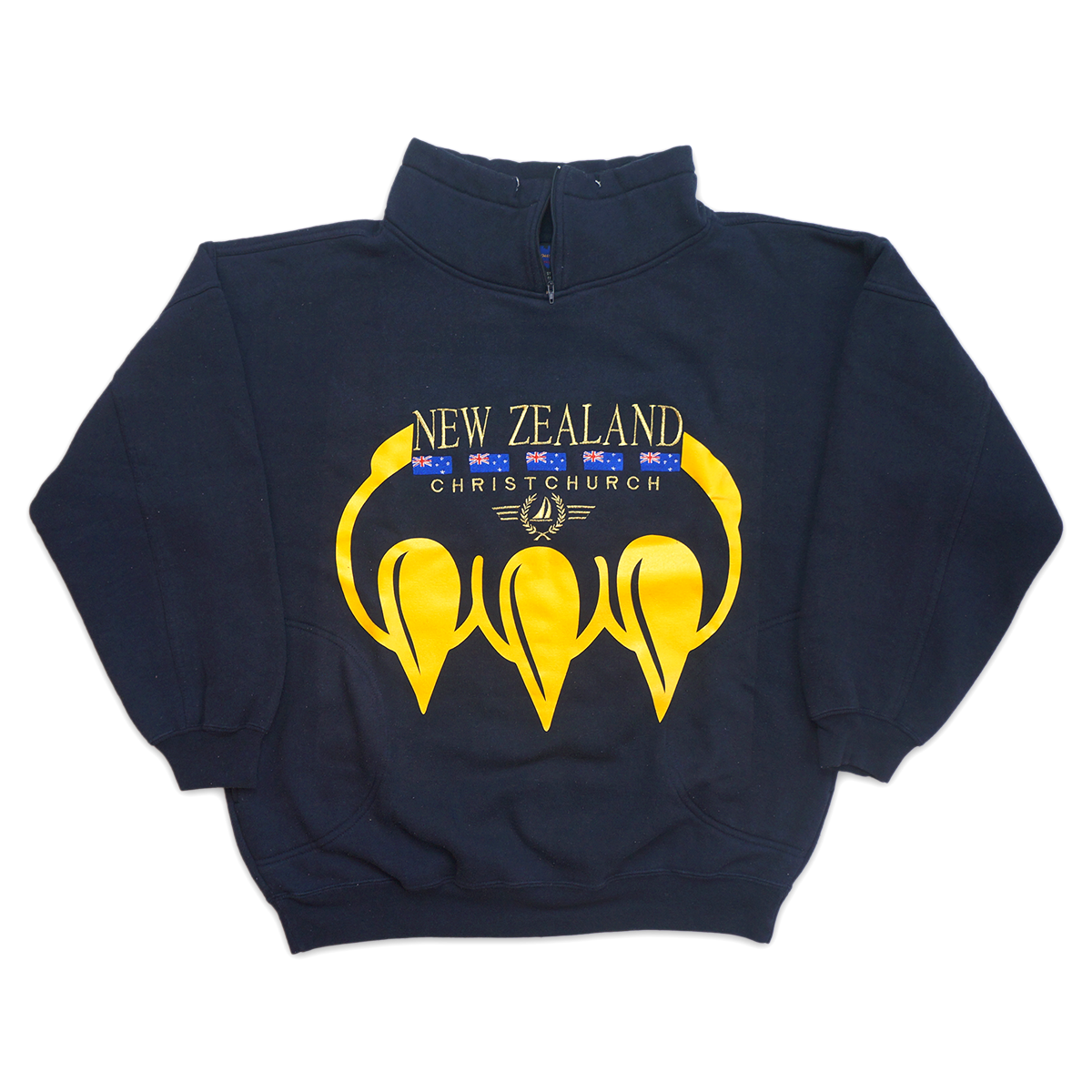 VINTAGE NEW ZEALAND CLAW QUARTE ZIP SWEATSHIRT New years 24
