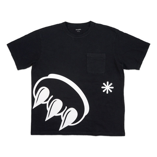OVERSIZED SS CLAW POCKET TEE BLACK 2