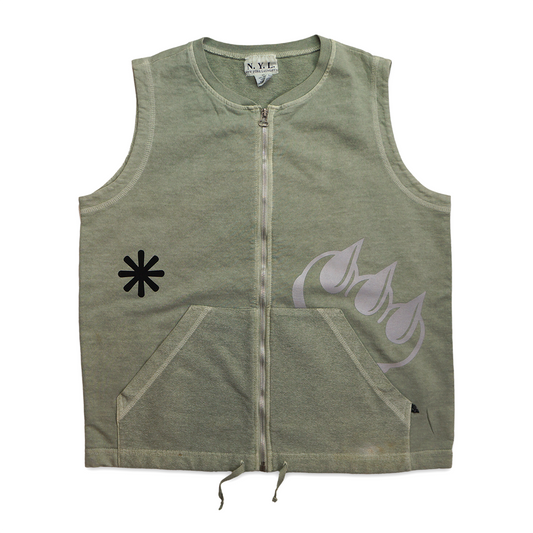 REFLECTIVE ZIP DOWN CLAW LOGO VEST