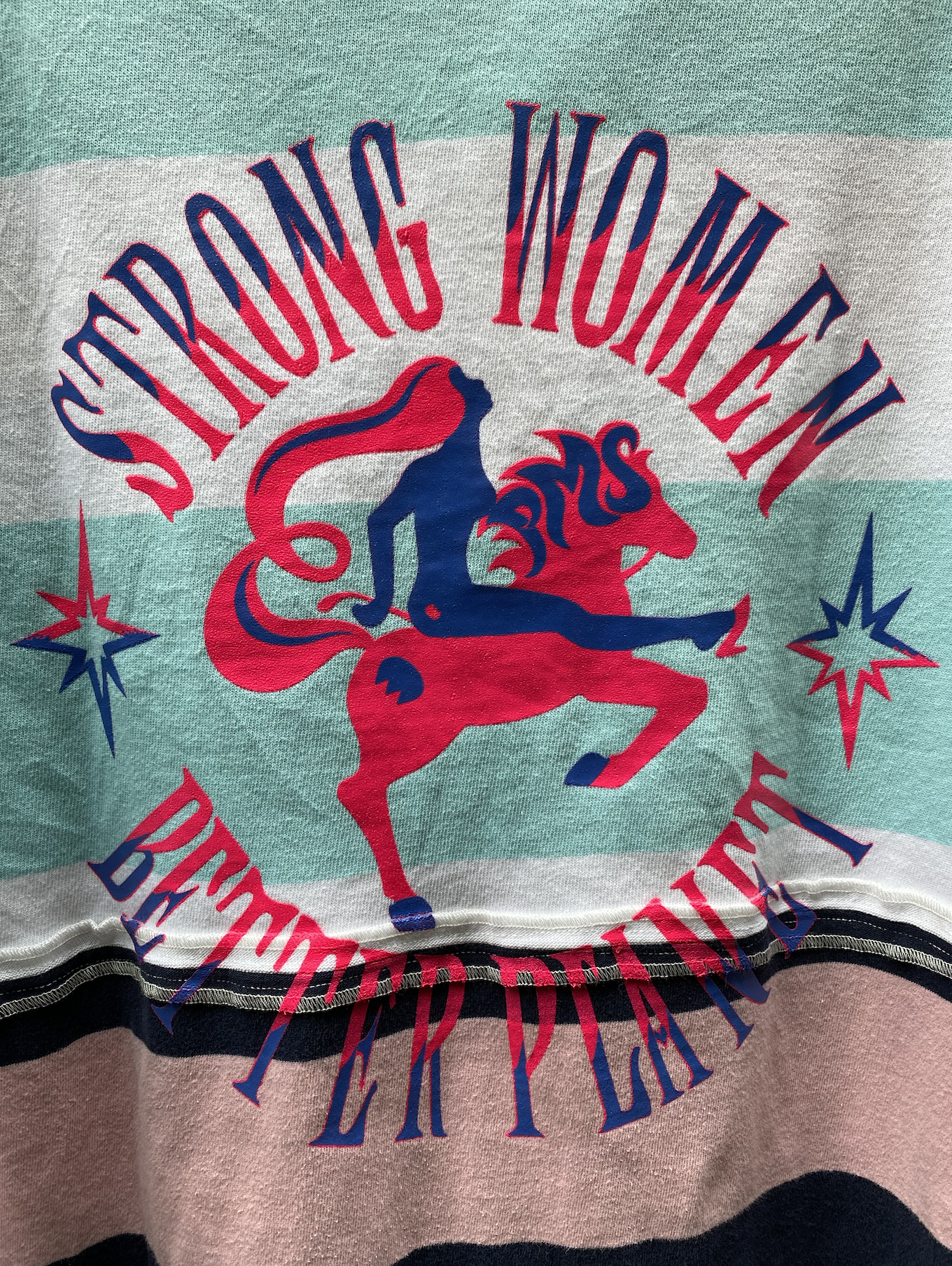 "STRONG WOMEN BETTER PLANET" RUGBY #3 SMALL