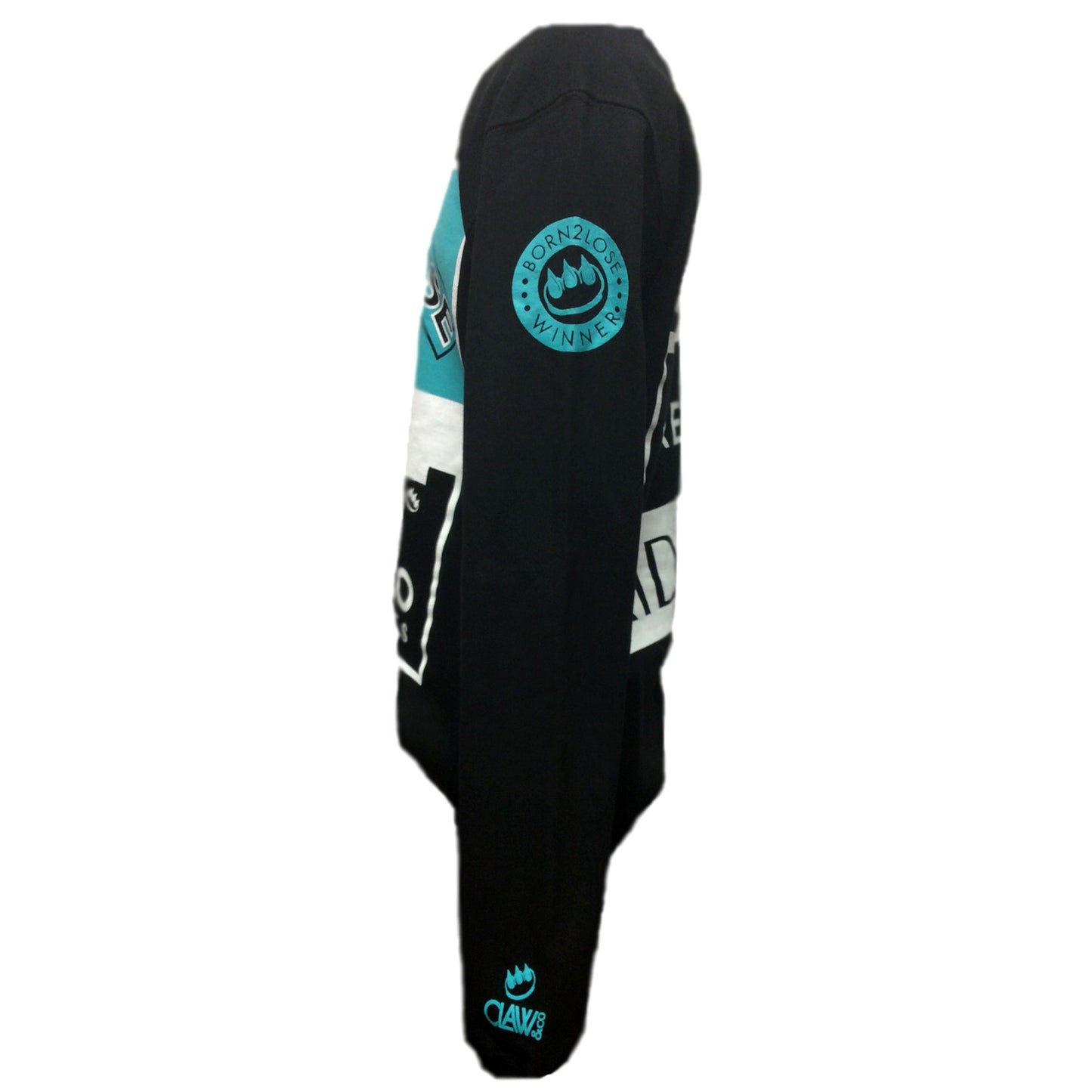 BORN2LOSE BLACK & BLUE CREW NECK