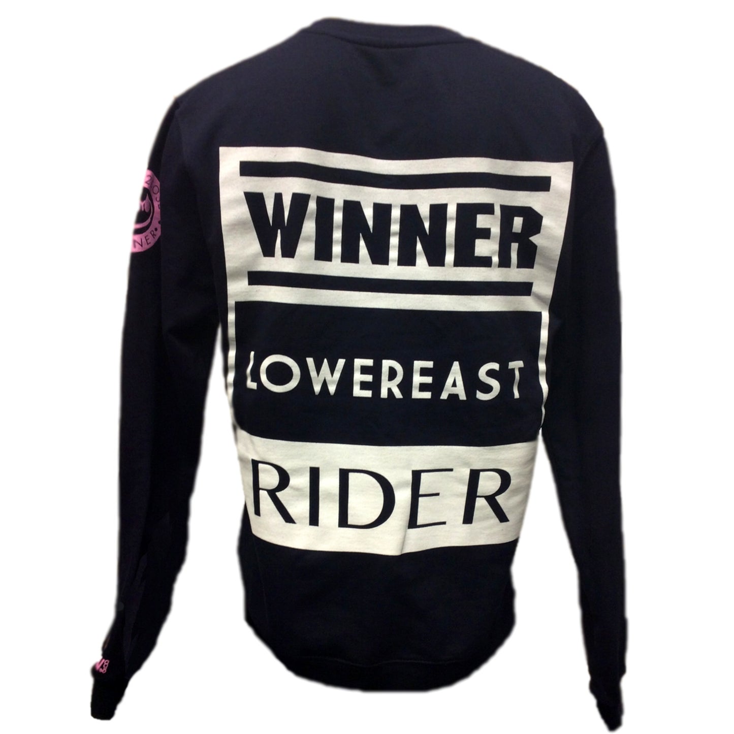 BORN2LOSE PINK & NAVY CREW NECK