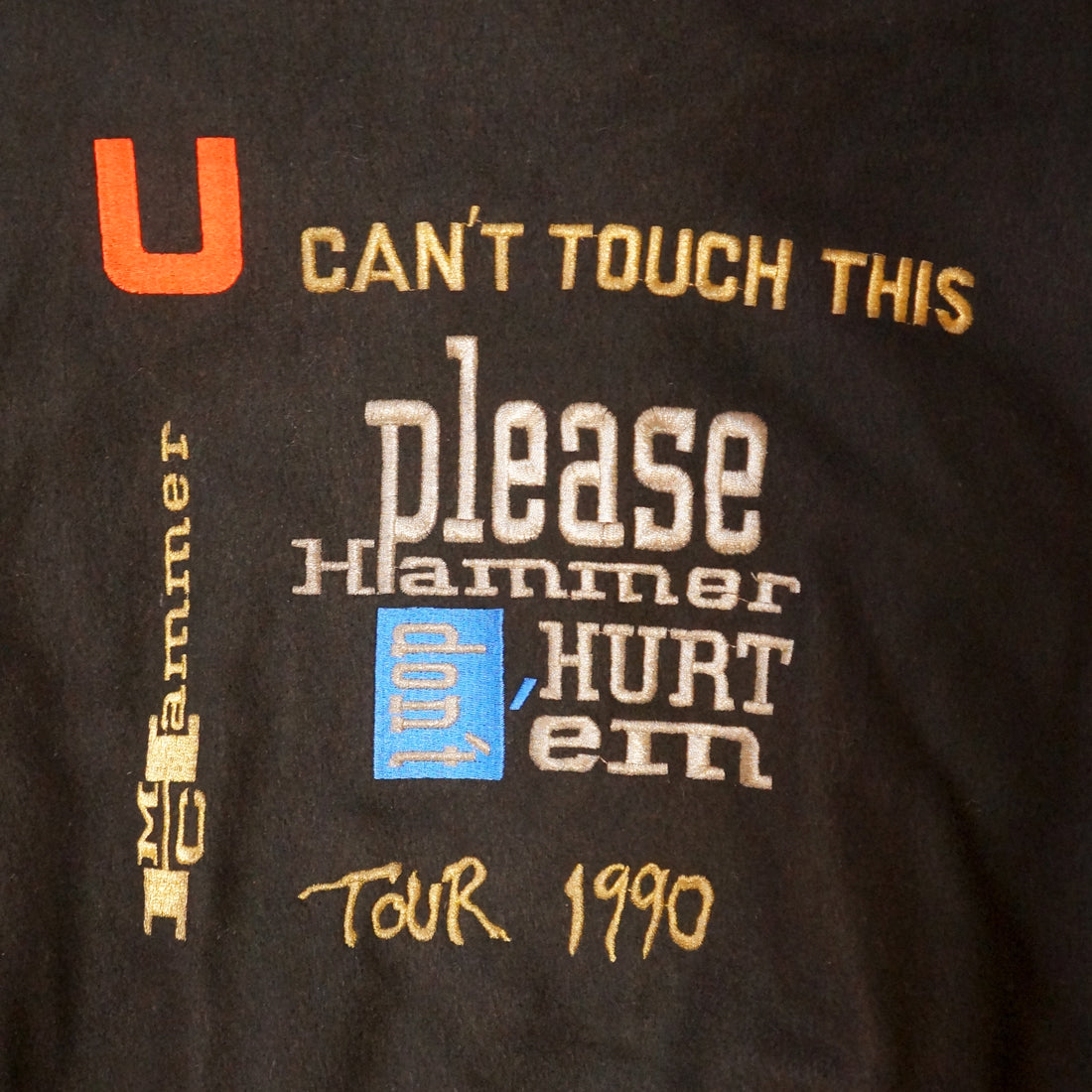 Vintage MC HAMMER "You Can't Touch This" Tour Jacket By British Knights