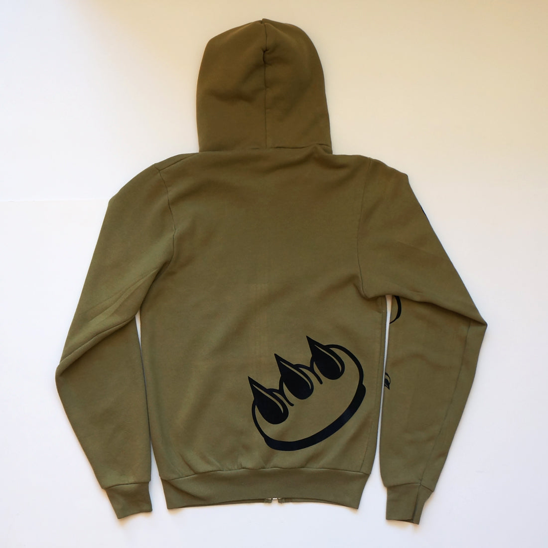 PMS OLIVE GREEN ZIP HOODIE