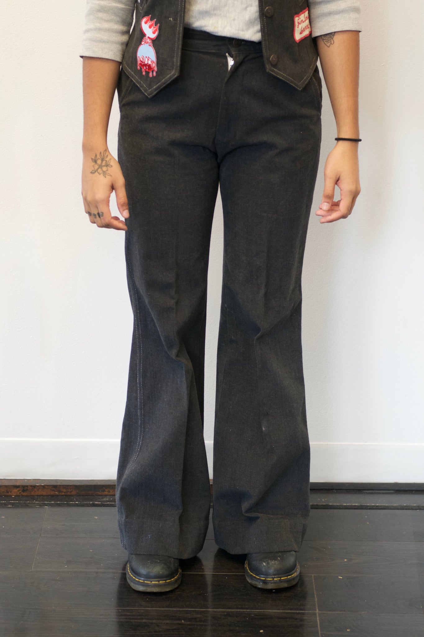 Claw Money Black Denim Suit