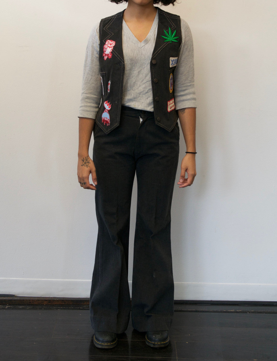 Claw Money Black Denim Suit