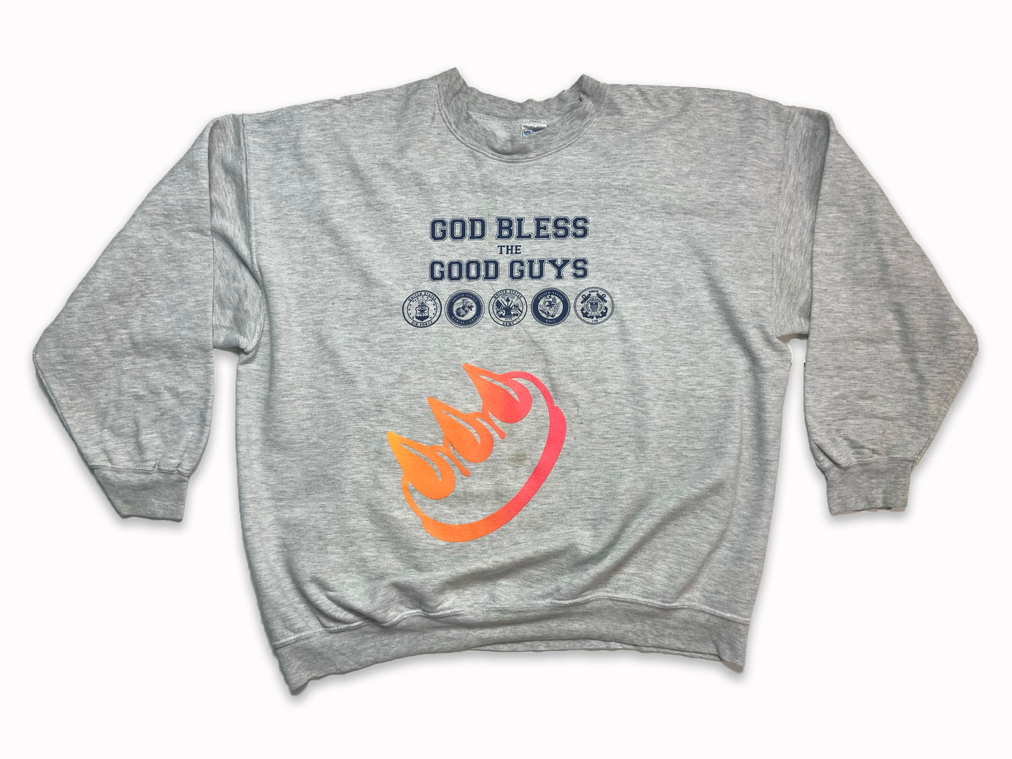 GOD BLESS CLAW CREWNECK