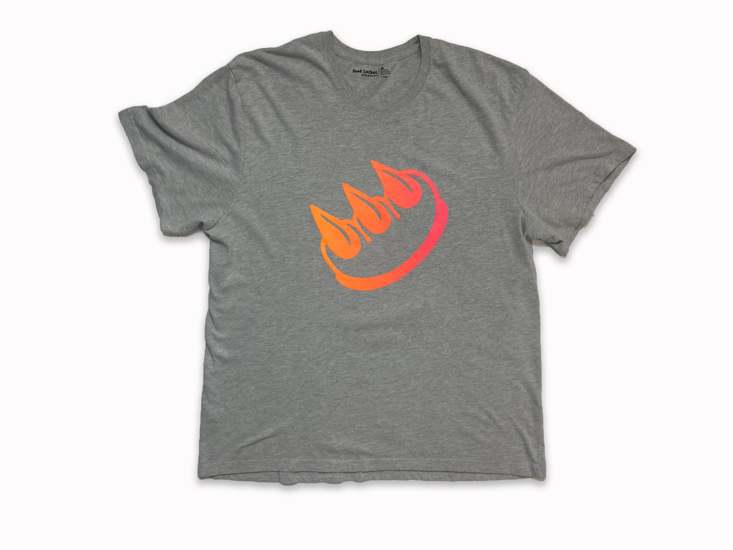 GRAY SS GRADIENT CLAW TEE