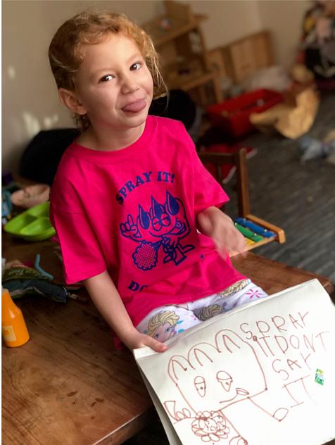 "Spray it! Don't say it" (Black)