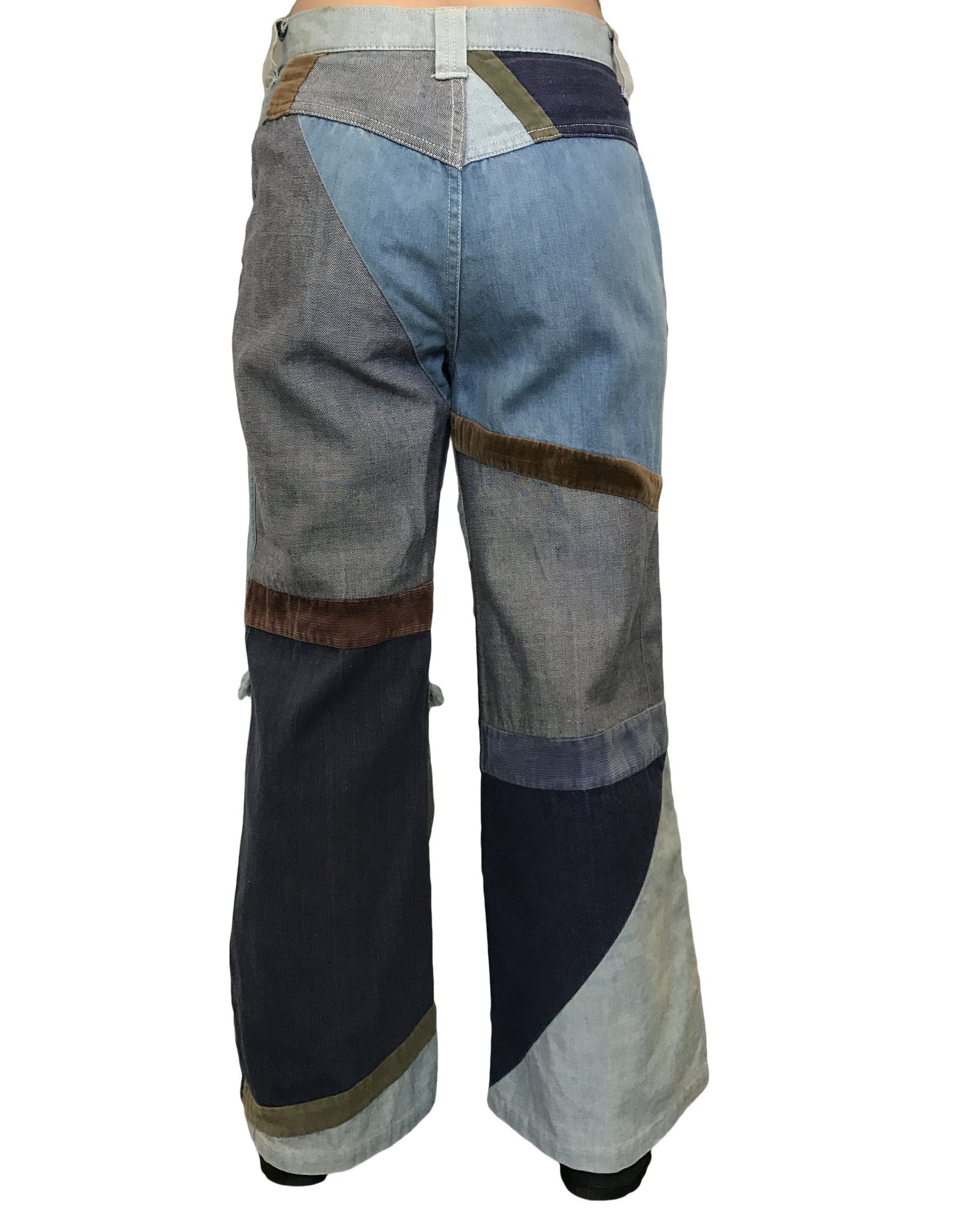 Patch Denim Suit