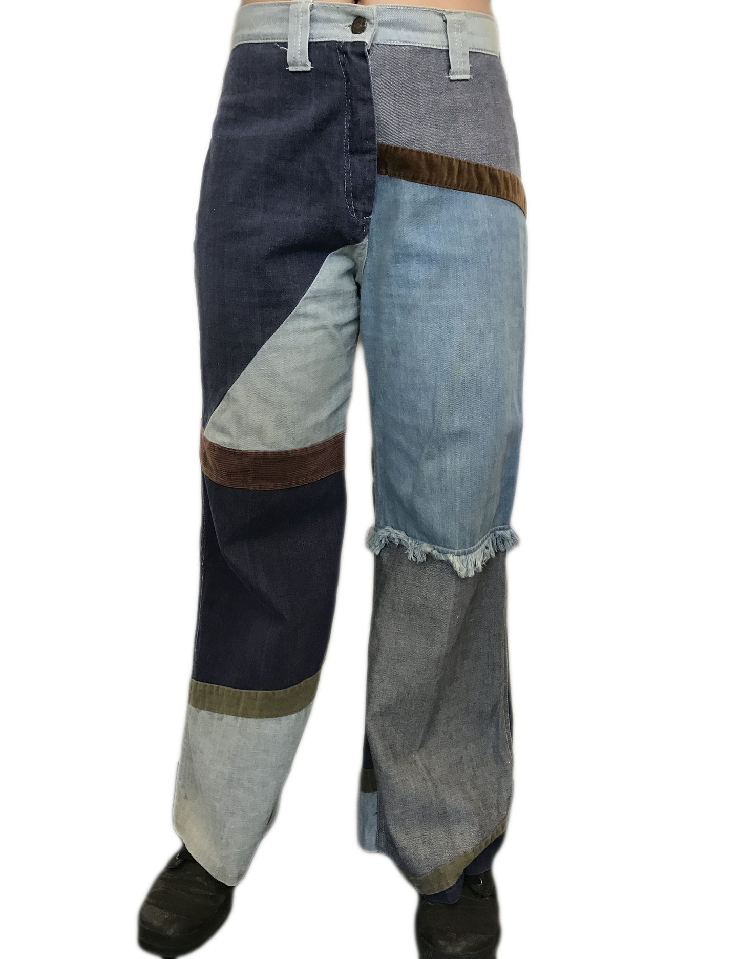 Patch Denim Suit