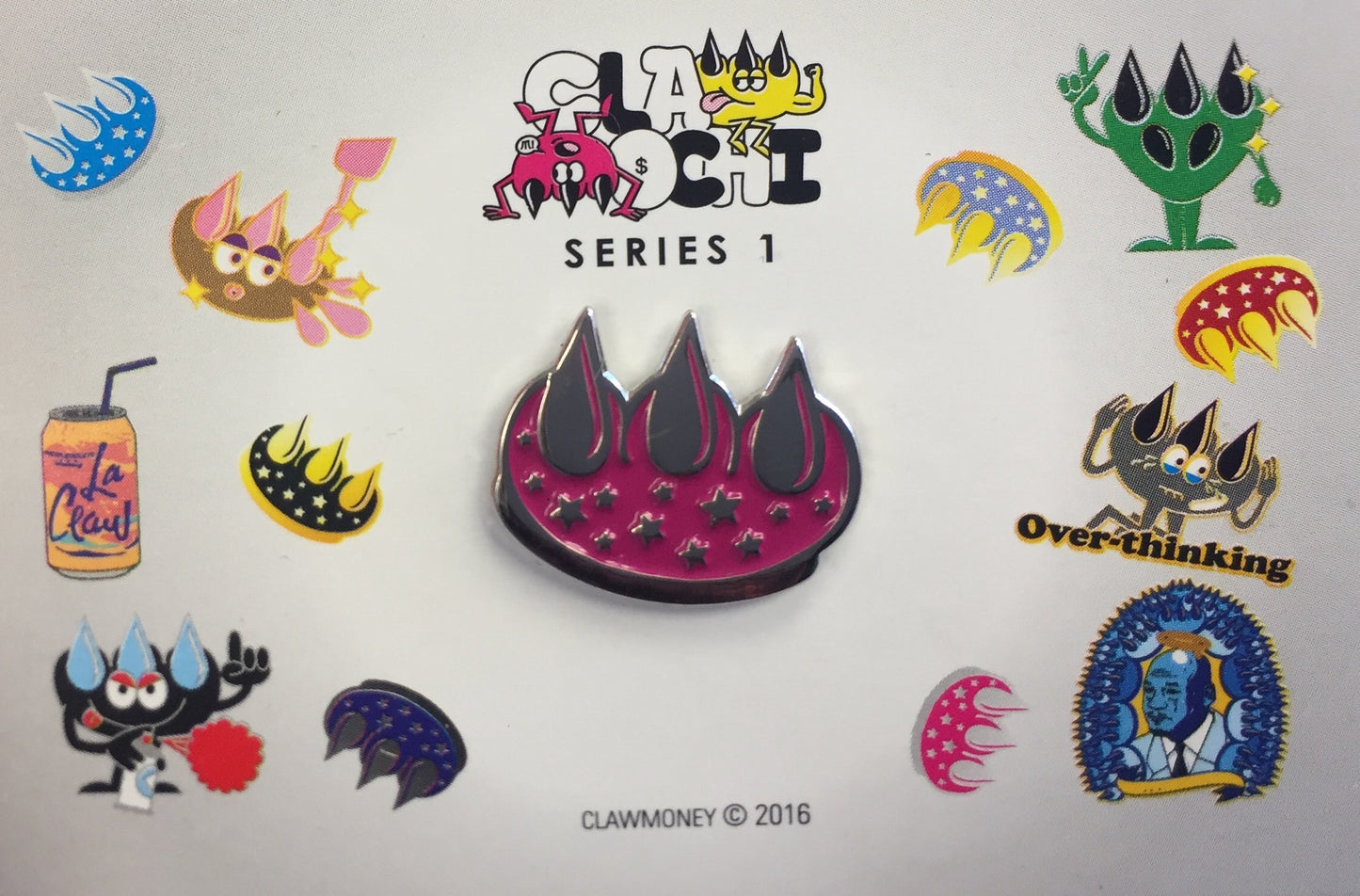 Fuchsia Claw Pin