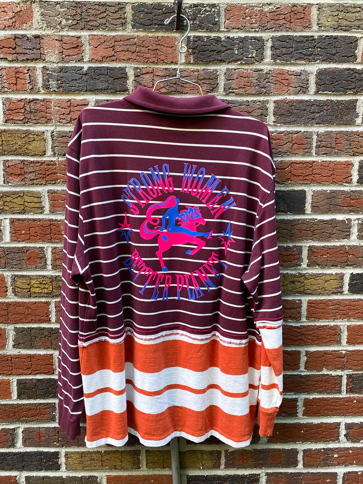 "STRONG WOMEN BETTER PLANET" RUGBY #3 XL