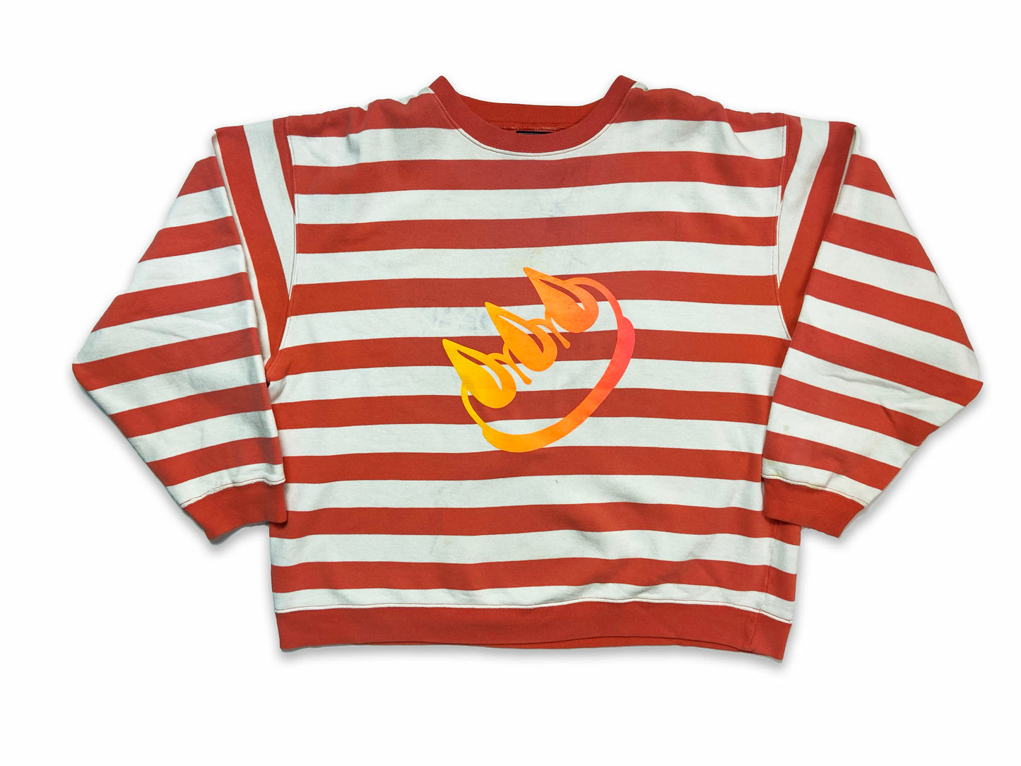 STRIPED CLAW CREWNECK