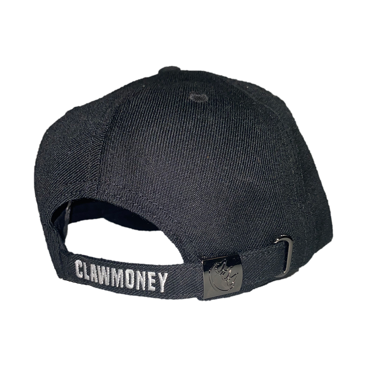BLACK EMBROIDERED CLAW MONEY HAT