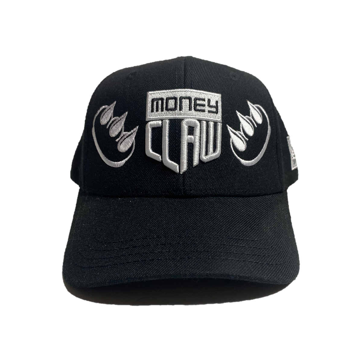 BLACK EMBROIDERED CLAW MONEY HAT