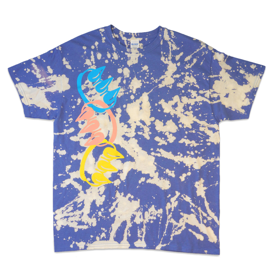 BLEACH DYED CLAW CHAIN TEE