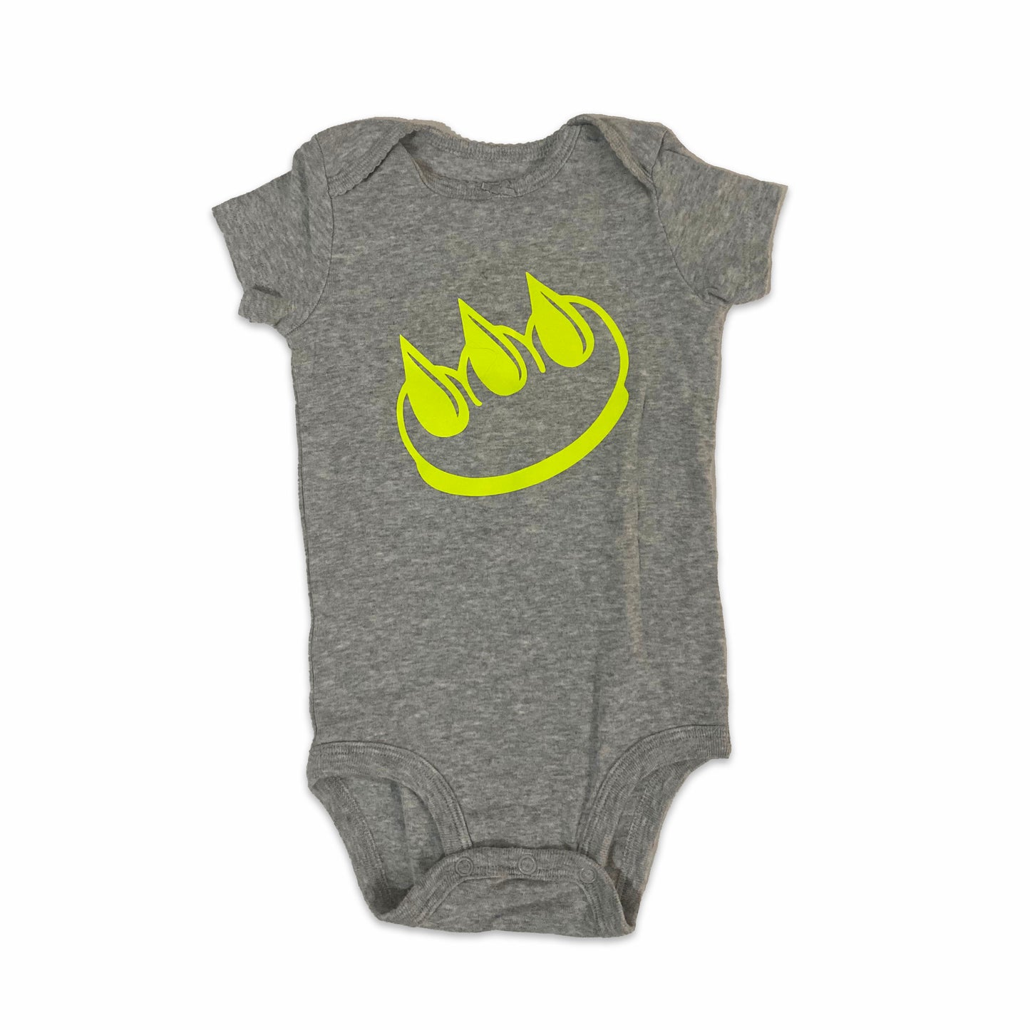 FLUORESCENT CLAW MONEY BABY ONESIE