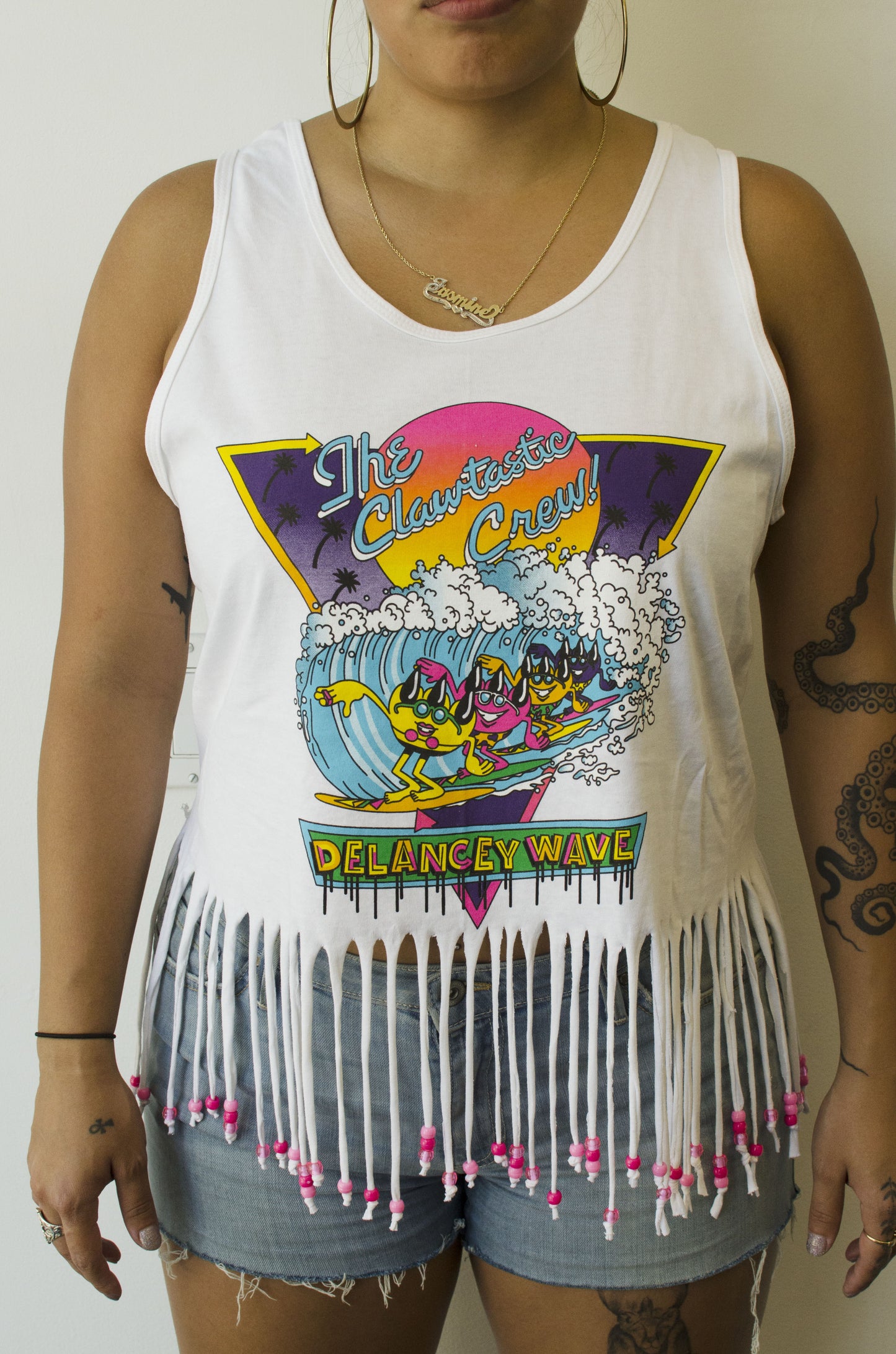 Beaded Clawtastic Crew Tank