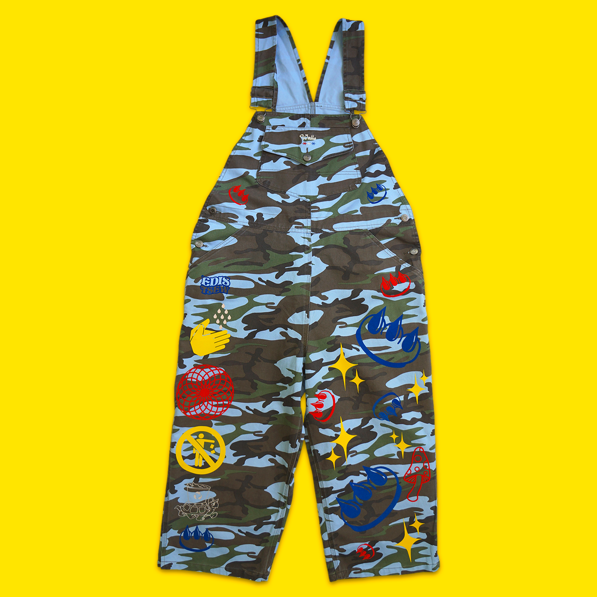 EDISTSEW X CLAW 1 OF 1 "CAMO" OVERALLS