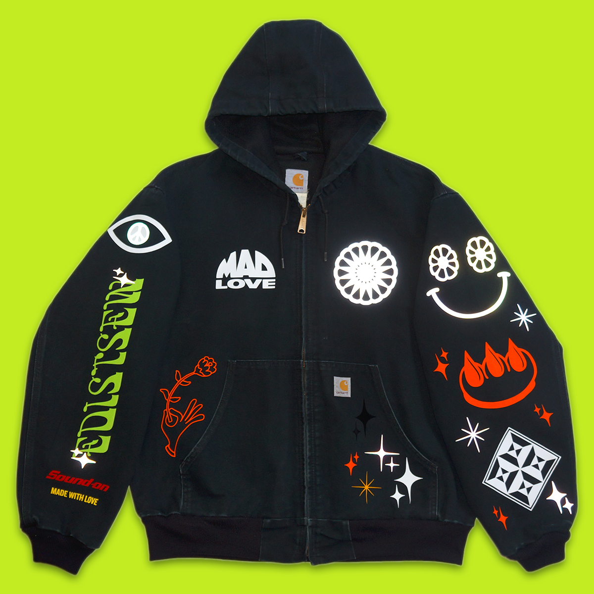 EDISTSEW X CLAW 1 OF 1 CARHARTT "MOOD BOARD" WORK JACKET