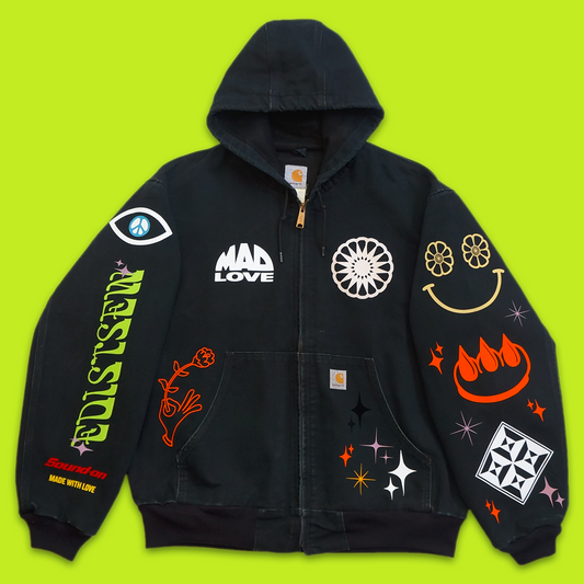 EDISTSEW X CLAW 1 OF 1 CARHARTT "MOOD BOARD" WORK JACKET