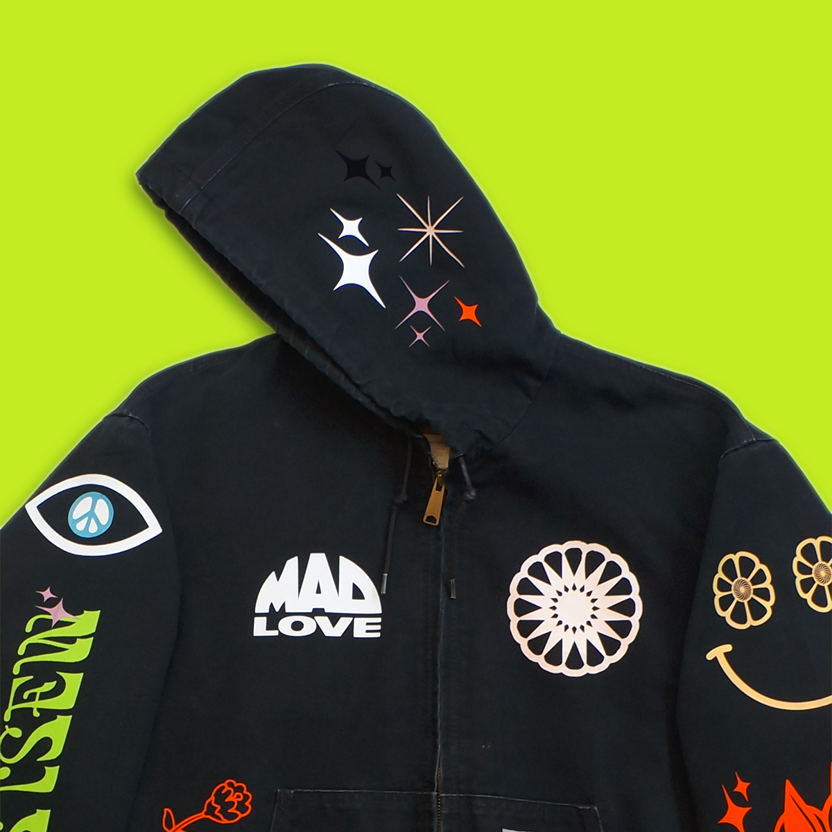 EDISTSEW X CLAW 1 OF 1 CARHARTT "MOOD BOARD" WORK JACKET