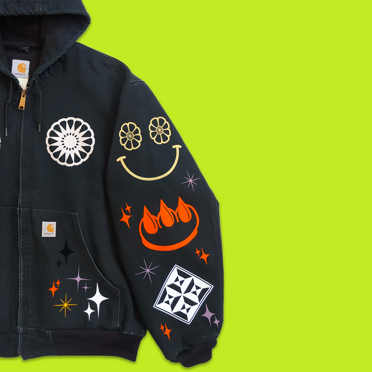 EDISTSEW X CLAW 1 OF 1 CARHARTT "MOOD BOARD" WORK JACKET