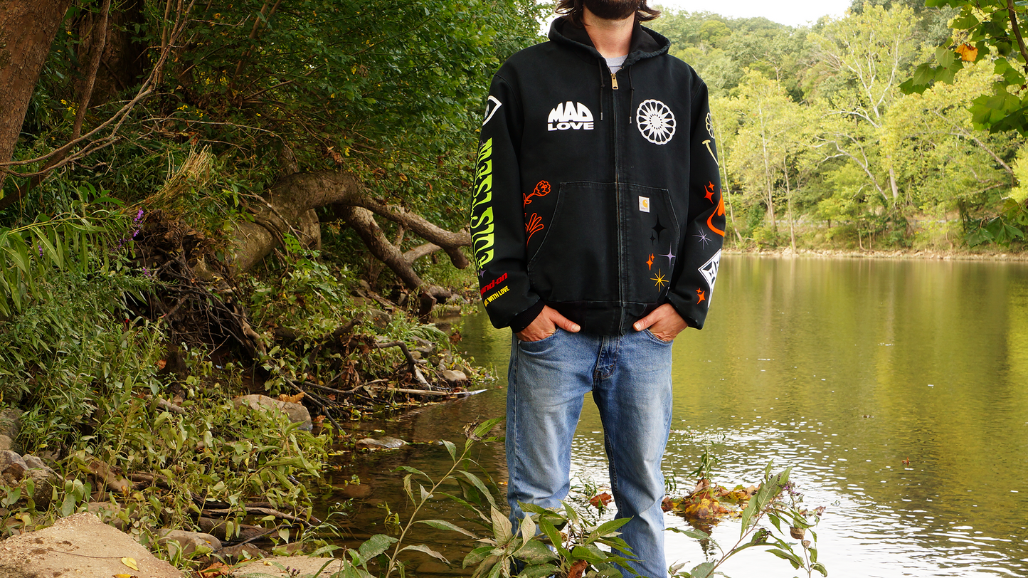 EDISTSEW X CLAW 1 OF 1 CARHARTT "MOOD BOARD" WORK JACKET