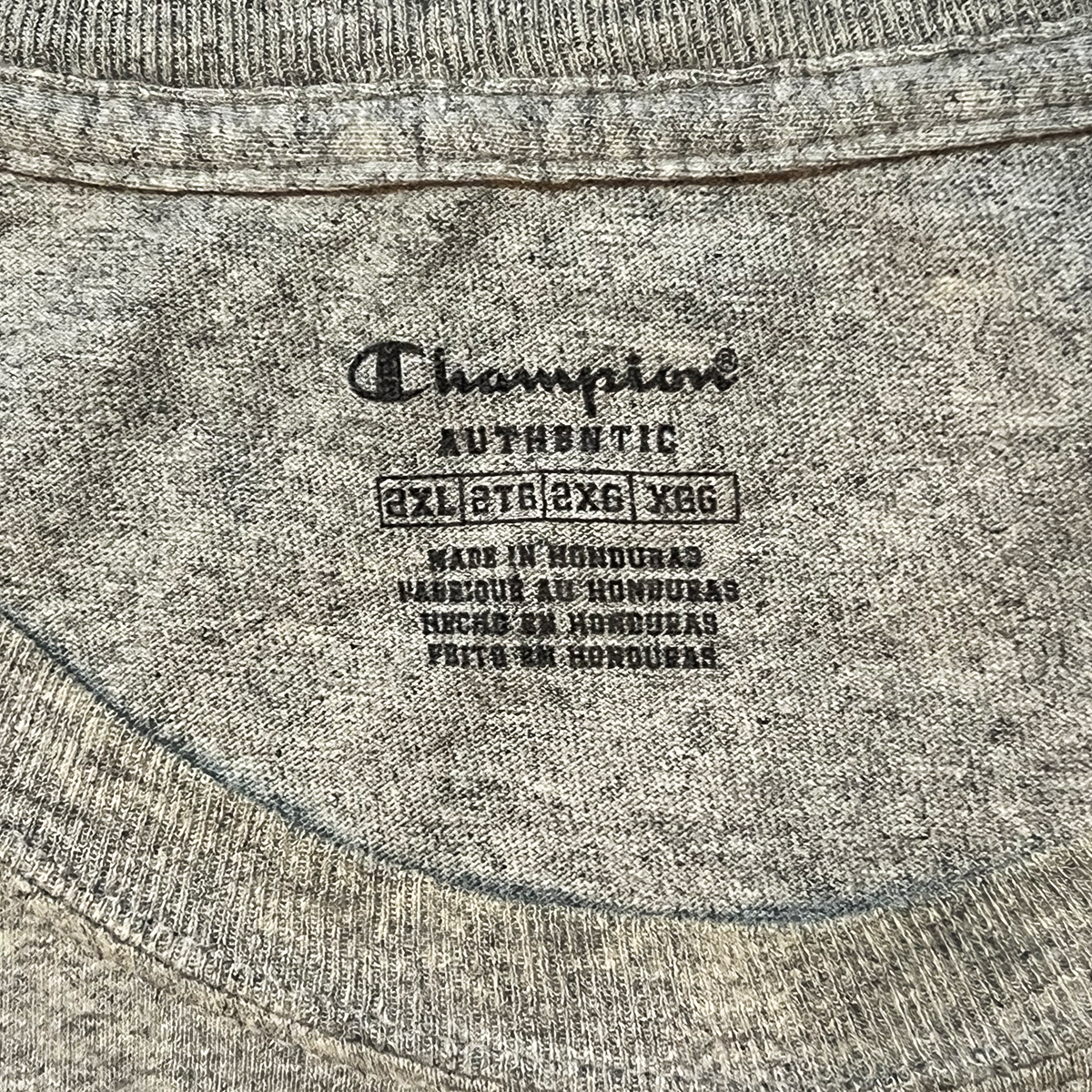 BLUE CLAW CHAMPION SS TEE GREY