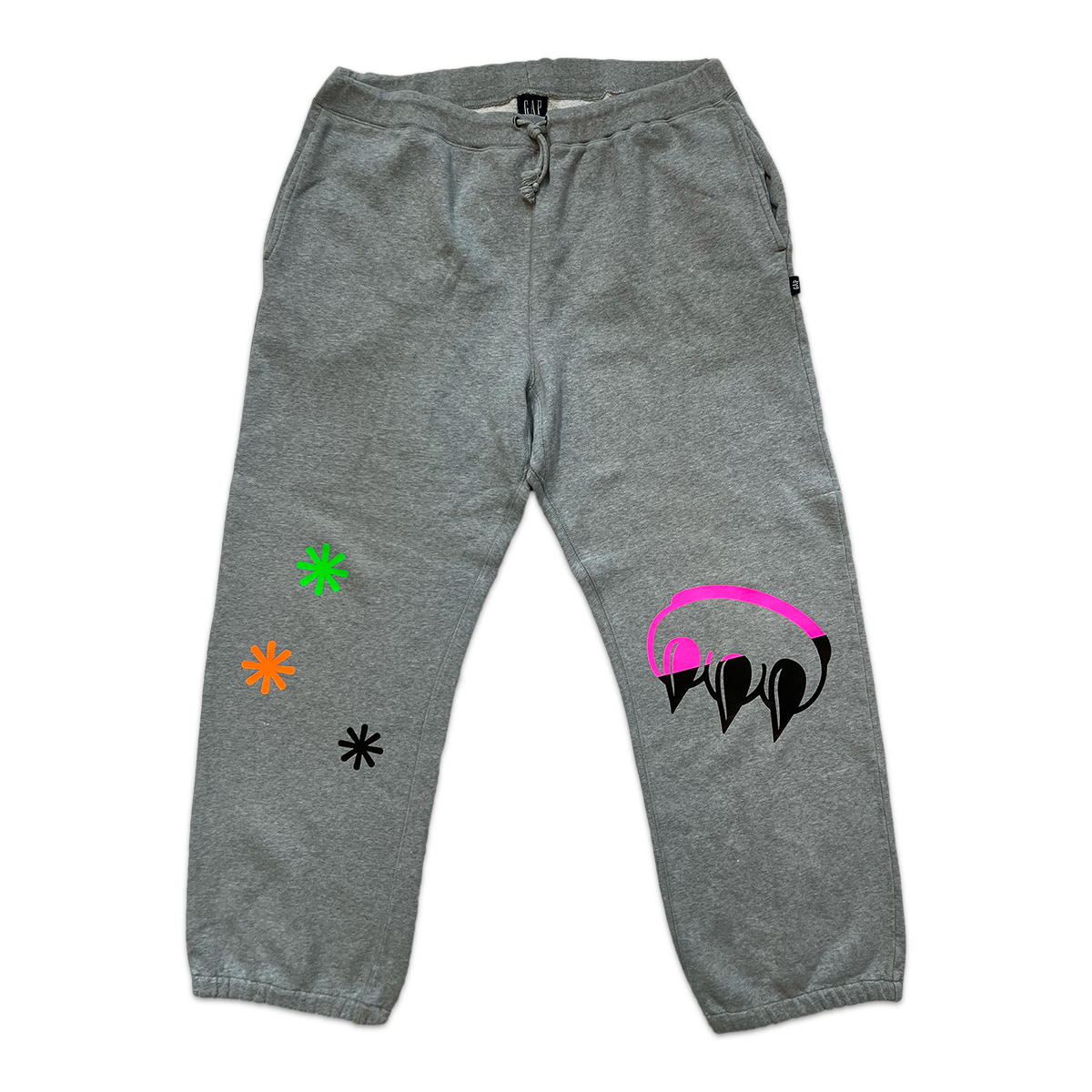 GREY SPLIT CLAW SWEATPANTS