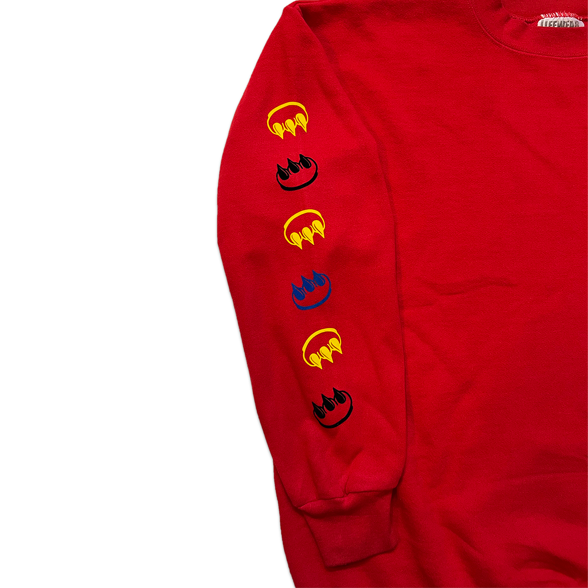 VINTAGE RED LOCAL UNION CLAW CREWNECK