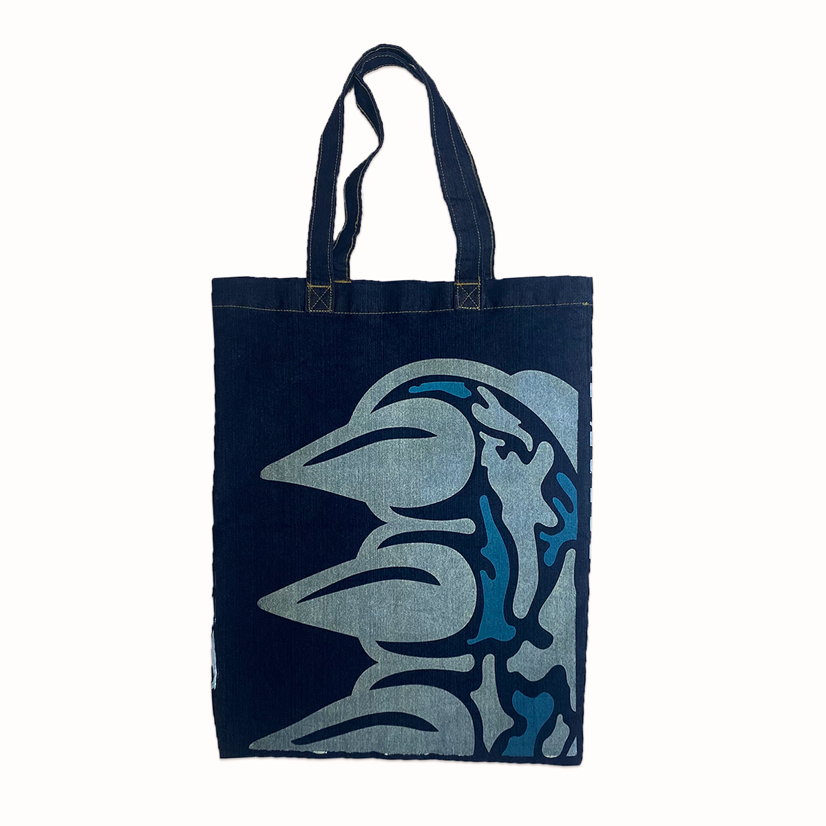 SCREEN PRINTED CLAW PMS DENIM TOTE
