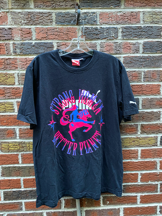 "STRONG WOMEN BETTER PLANET" TEE #34 MEDIUM