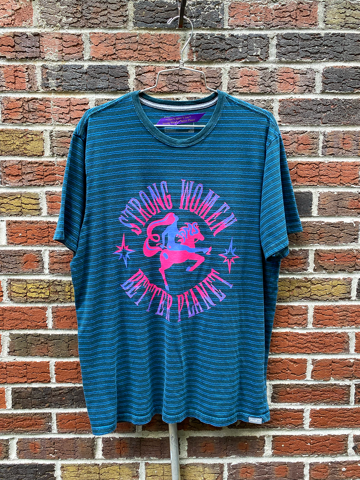 "STRONG WOMEN BETTER PLANET" TEE #11 LARGE