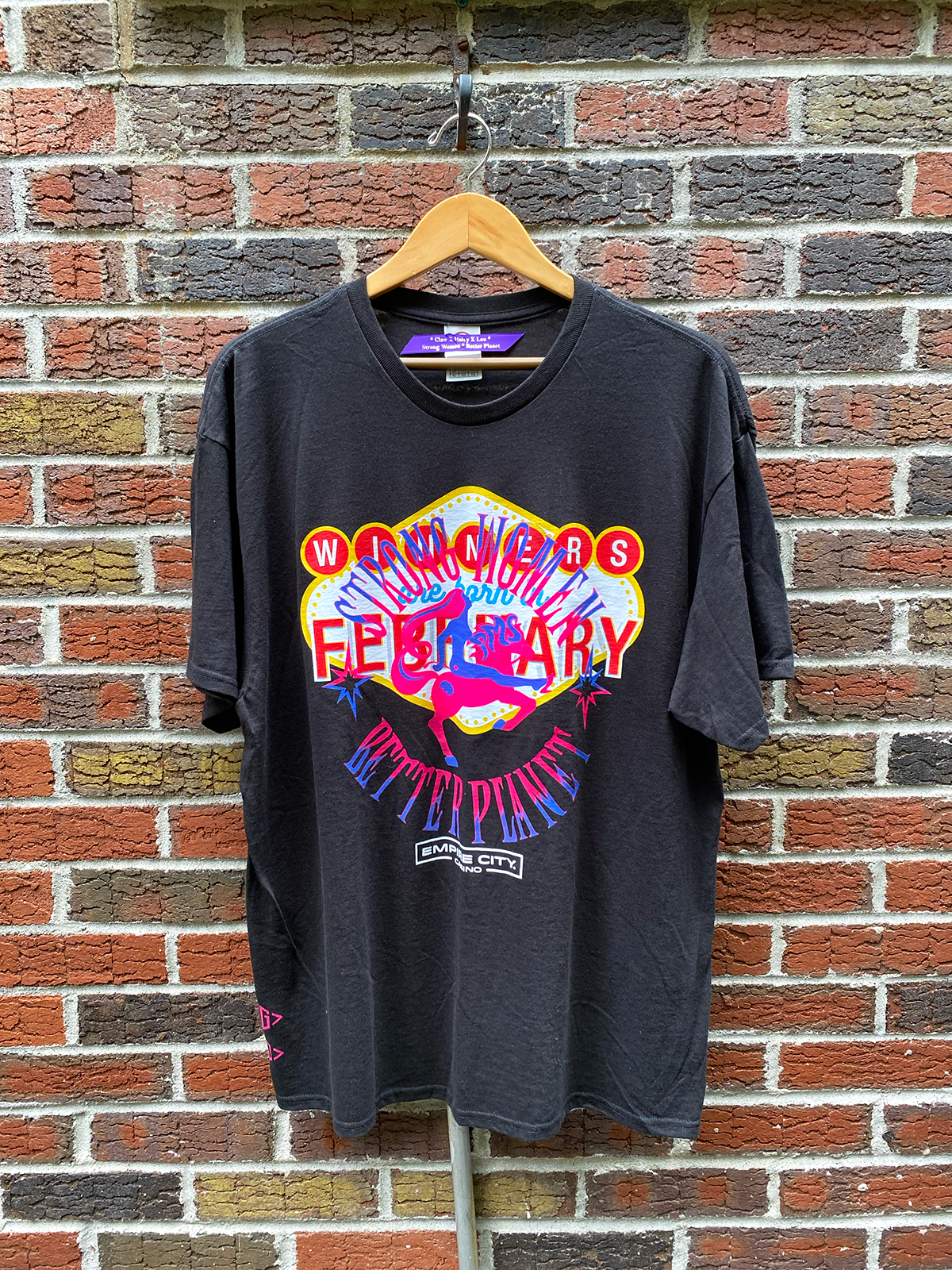 "STRONG WOMEN BETTER PLANET" TEE #43 XL