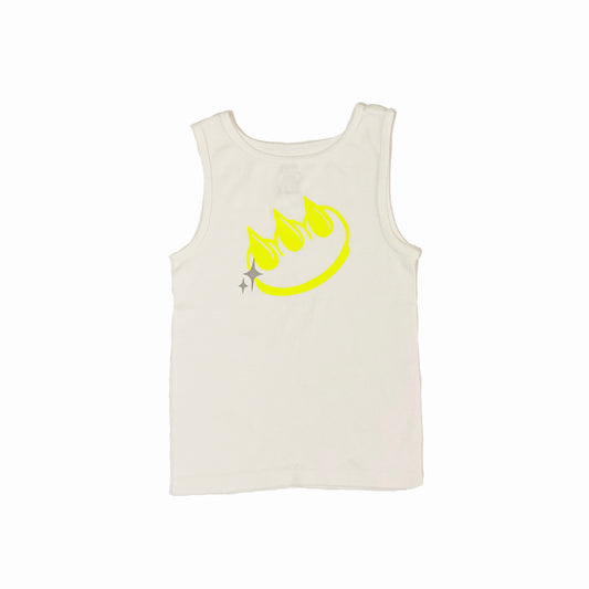 FLUORESCENT YELLOW CLAW TANK TOP