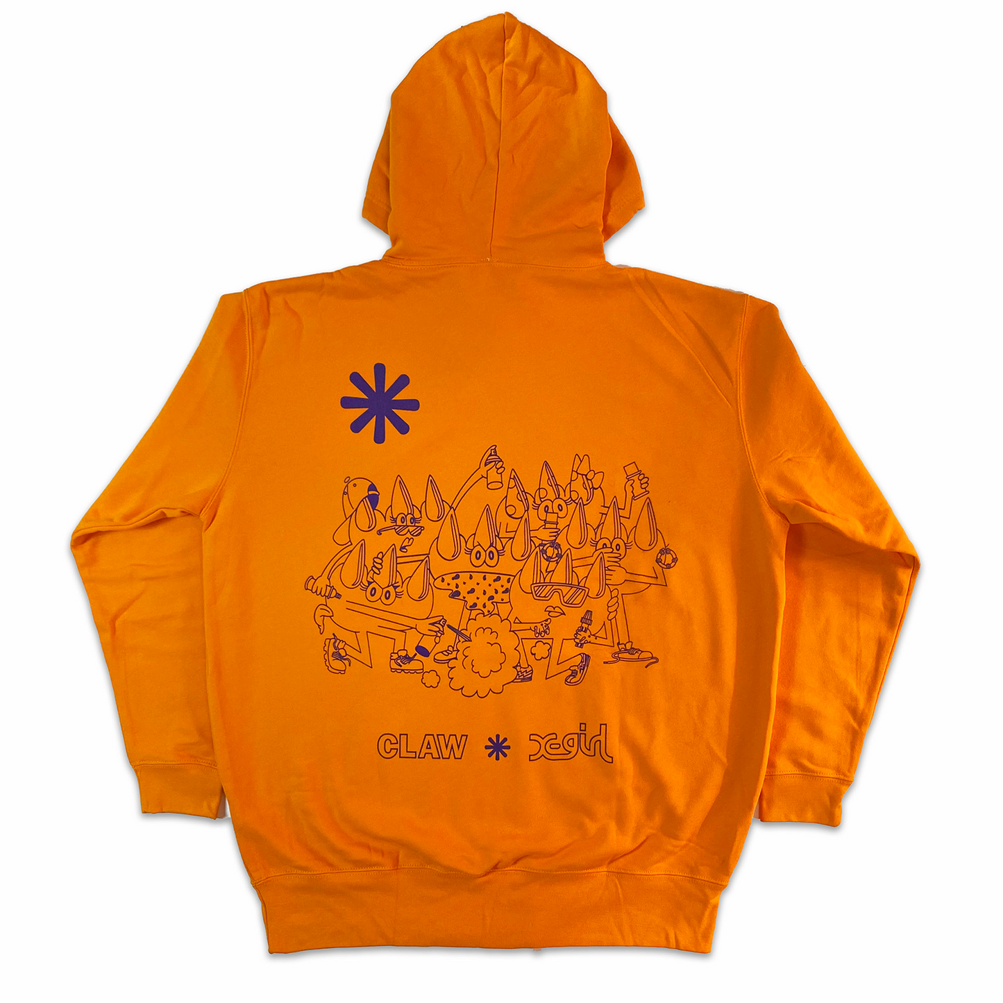 X-GIRL X CLAW HOODIE
