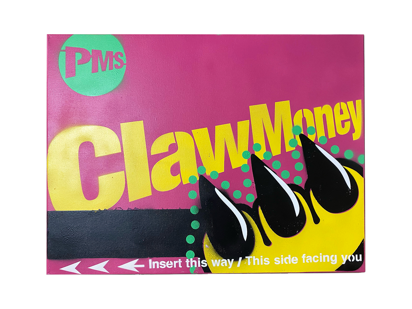 CLAW METRO CARD CANVAS (18" x 24")