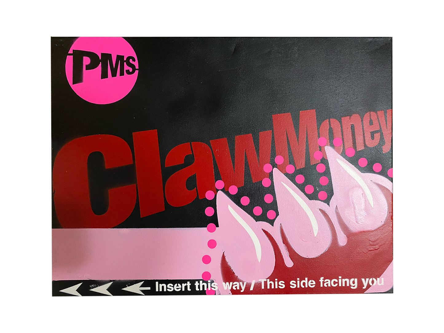 CLAW METRO CARD CANVAS (18" x 24")