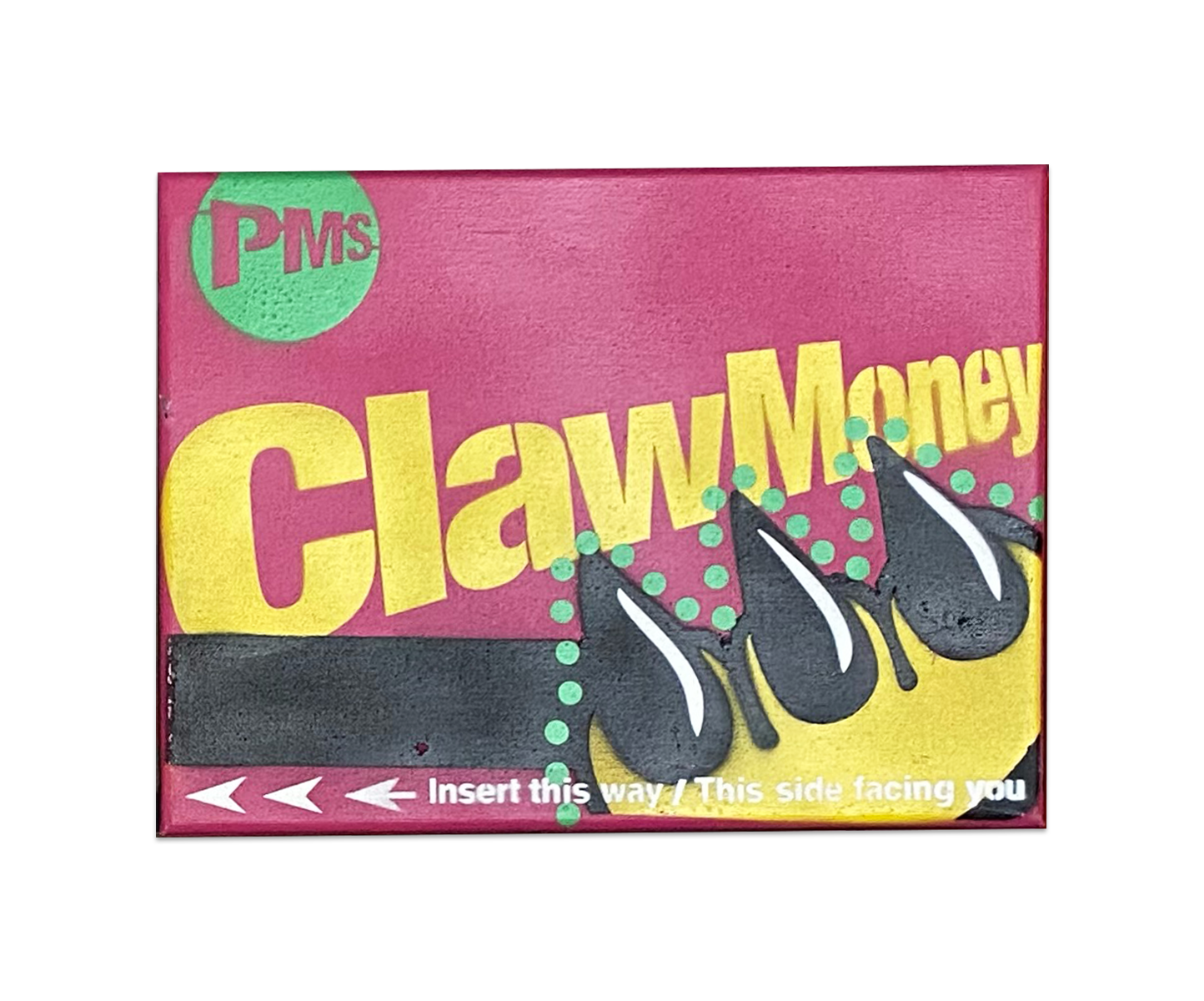 CLAW METRO CARD CANVAS (9" x 12")